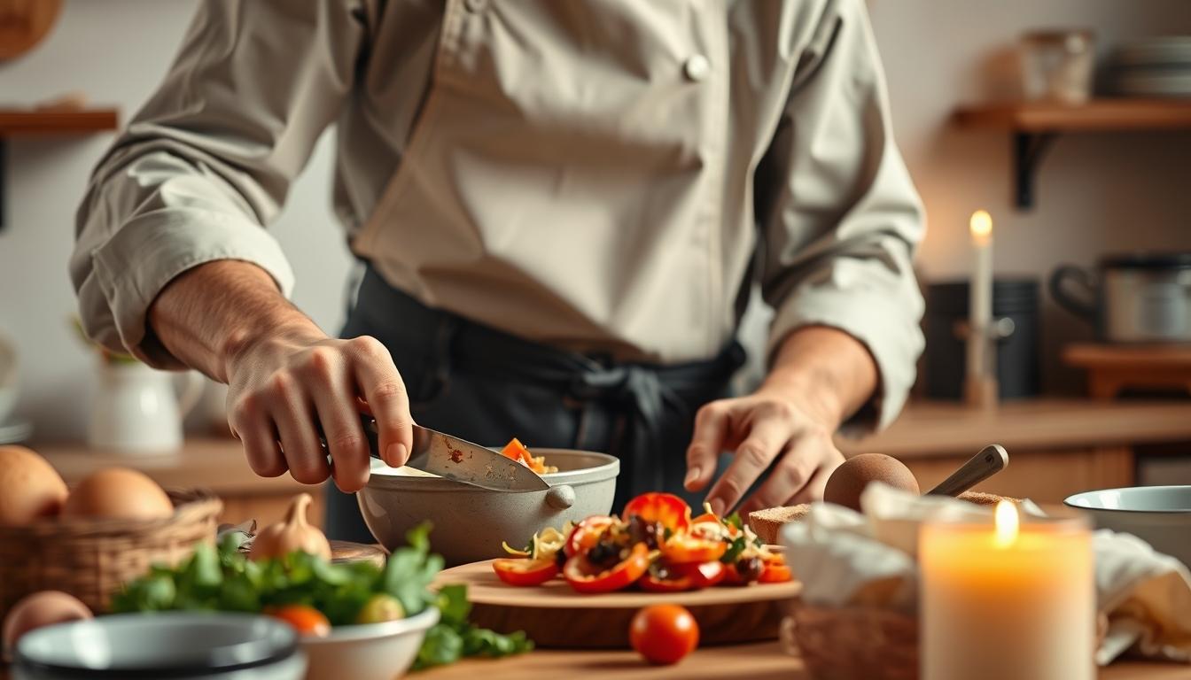 Fresh ingredients for healthy home cooking
