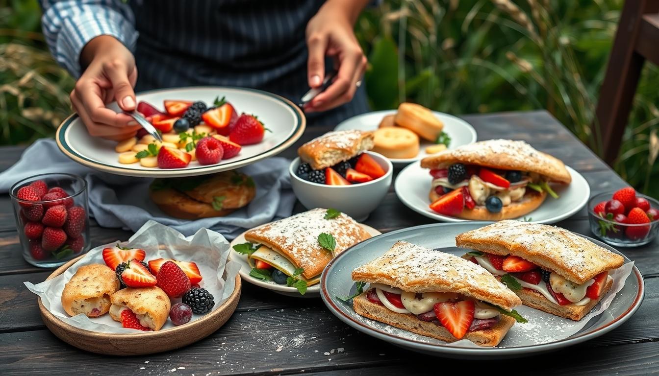Seasonal meal prepared in a home kitchen